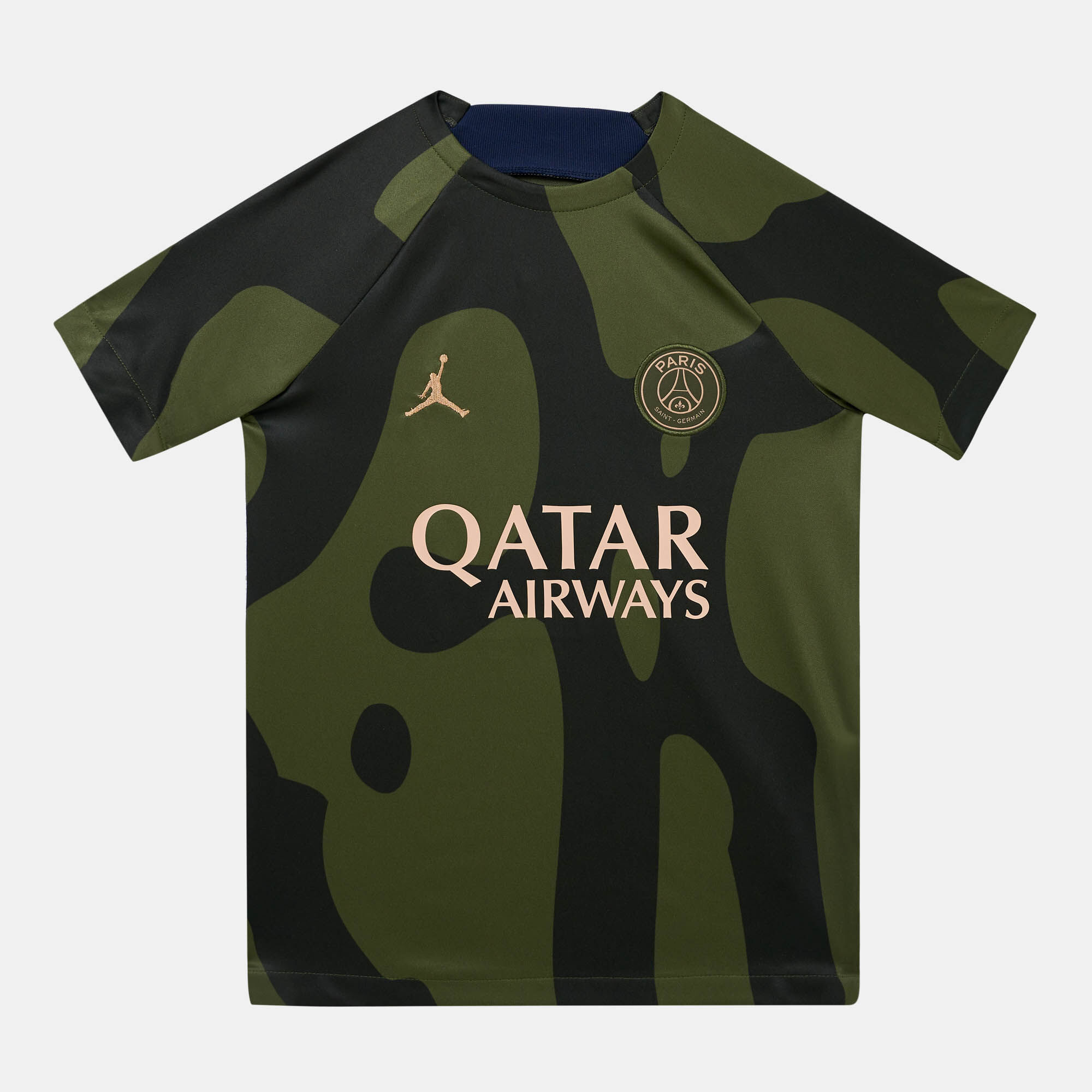 Kids Paris Saint Germain Academy Pro Fourth Dri FIT Football Pre Match Top Older Kids Green Jordan in KSA SSS