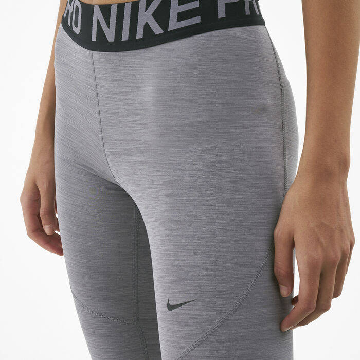 Buy Nike Women's Pro Leggings Grey in KSA -SSS
