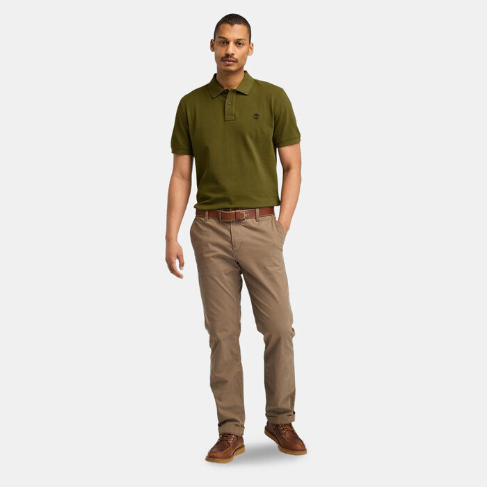 Timberland Men's MILLERS RIVER Polo Shirt Green Timberland Men's MILLERS RIVER Polo Shirt Green image number 2