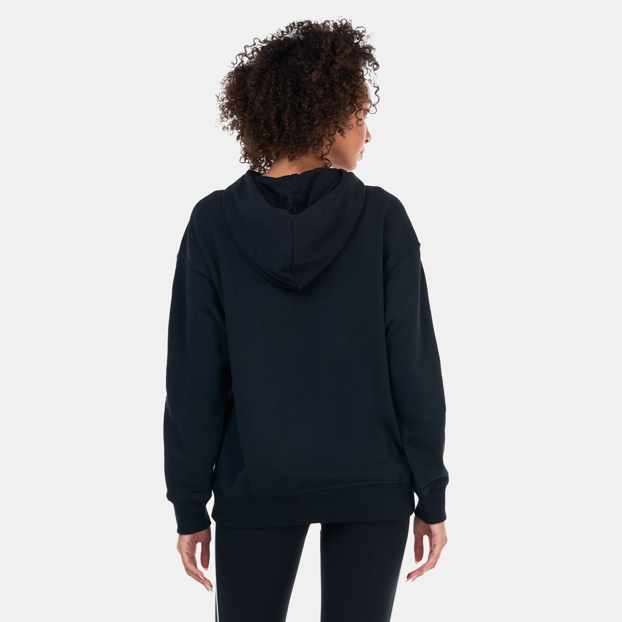 Black oversized graphic hoodie sales