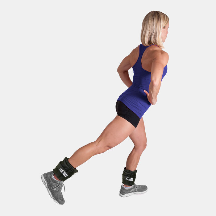 GoFit Ankle Weights (5 lbs each) Multi-Color image number 1