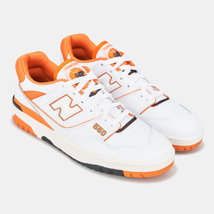 New Balance Men's BB550 Shoes White image number 2