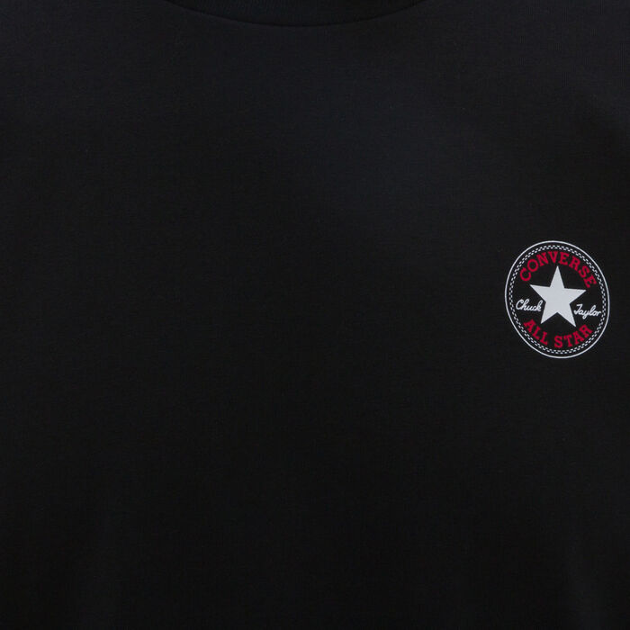 Converse Go-To Mini Patch Unisex T-Shirt Black Converse Go-To Mini Patch Unisex T-Shirt Black image number 2