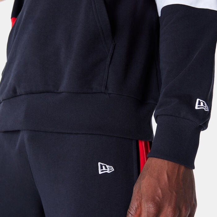 New Era Men's NBA Chicago Bulls Colourblock Hoodie Black New Era Men's NBA Chicago Bulls Colourblock Hoodie Black image number 4