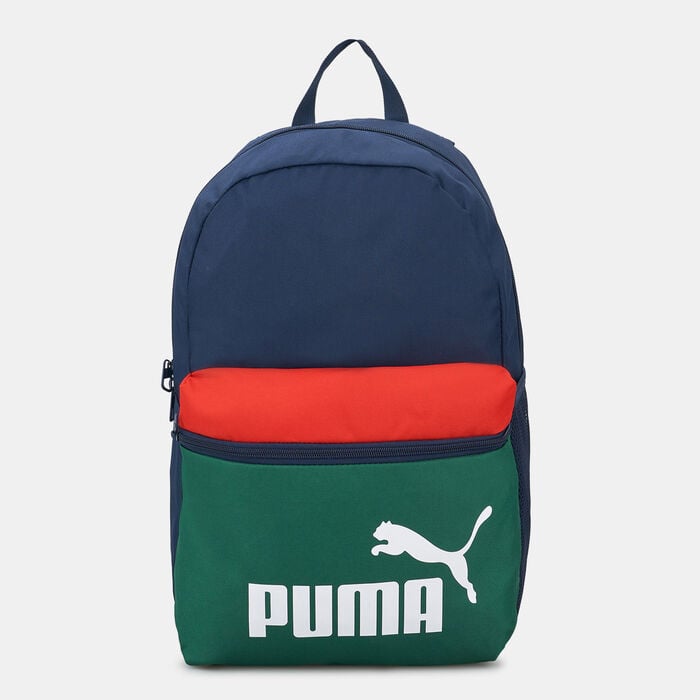 PUMA Phase Colorblock Backpack Blue PUMA Phase Colorblock Backpack Blue image number 0