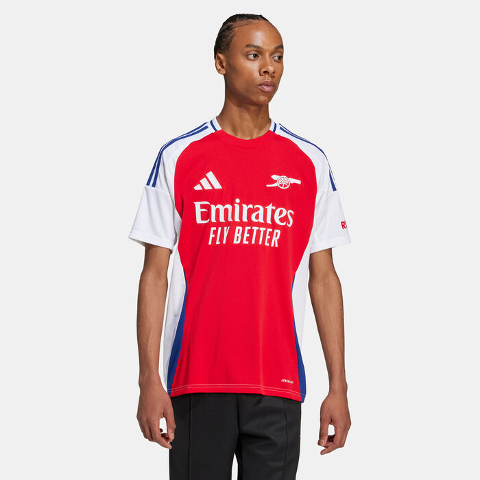 adidas Men's Arsenal Replica Home Football Jersey - 2024/25 White adidas Men's Arsenal Replica Home Football Jersey - 2024/25 White image number 0