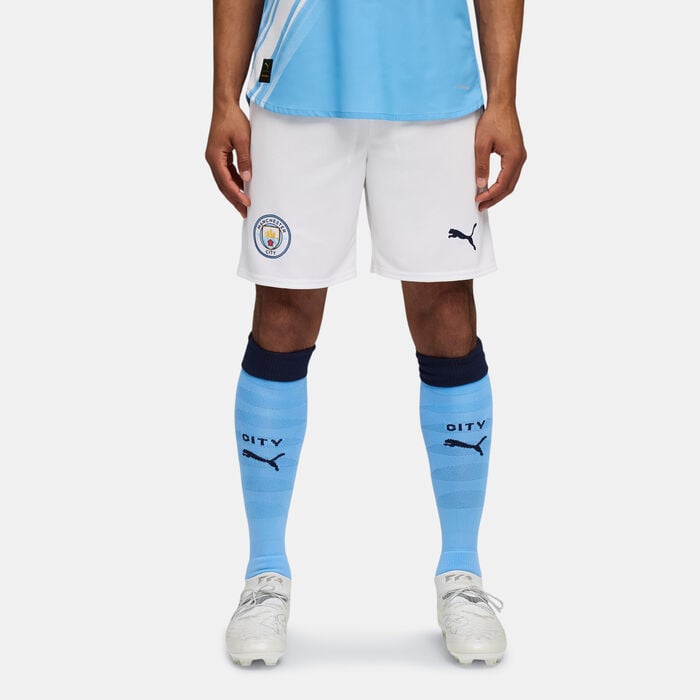 PUMA Men's Manchester City 25/26 Replica Football Shorts Blue PUMA Men's Manchester City 25/26 Replica Football Shorts Blue image number 0