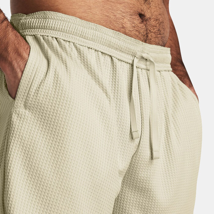 Under Armour Men's Rival Waffle Shorts White Under Armour Men's Rival Waffle Shorts White image number 3