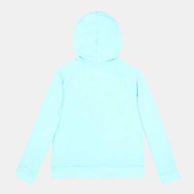 Under Armour Kids' Rival Fleece Big Logo Hoodie Blue Under Armour Kids' Rival Fleece Big Logo Hoodie Blue