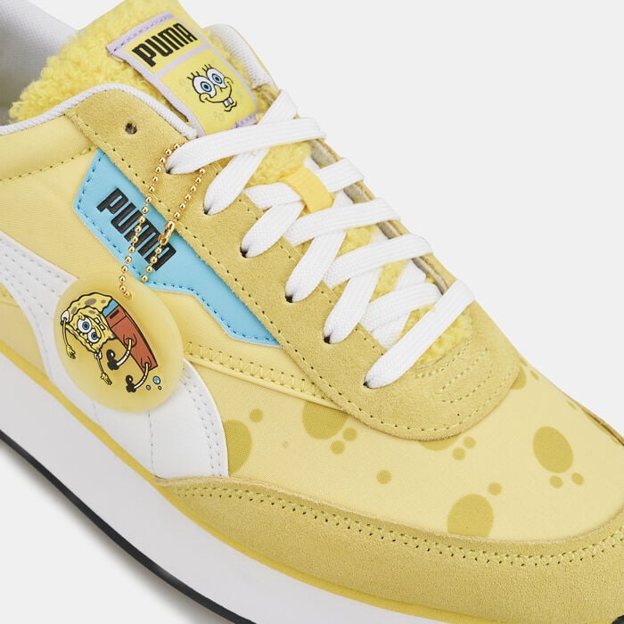 PUMA Men's x SPONGEBOB Future Rider Shoe yellow PUMA Men's x SPONGEBOB Future Rider Shoe yellow image number 4