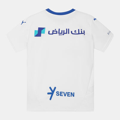 PUMA Kids' Al Hilal 24/25 Away Replica Football Jersey White PUMA Kids' Al Hilal 24/25 Away Replica Football Jersey White
