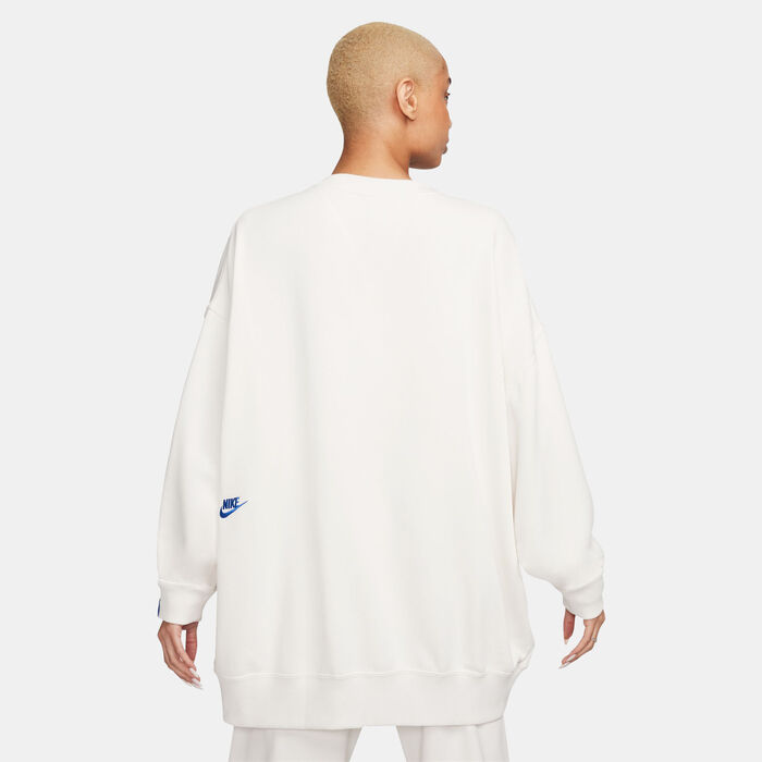 White french cheap terry sweatshirt