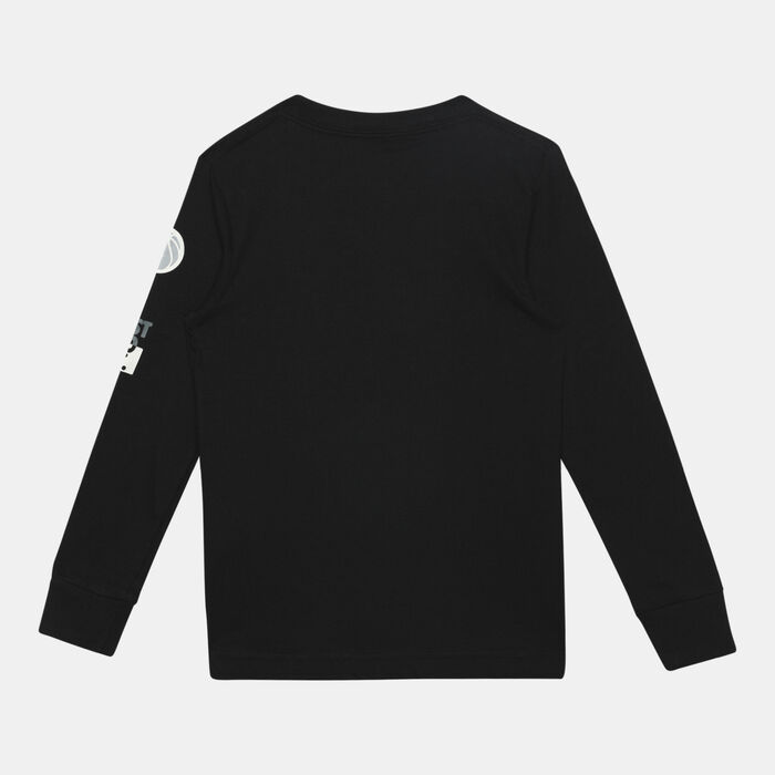 Nike Kids' Nothing But Net Long Sleeve T-Shirt (Younger Kids) Blue Nike Kids' Nothing But Net Long Sleeve T-Shirt (Younger Kids) Blue image number 1