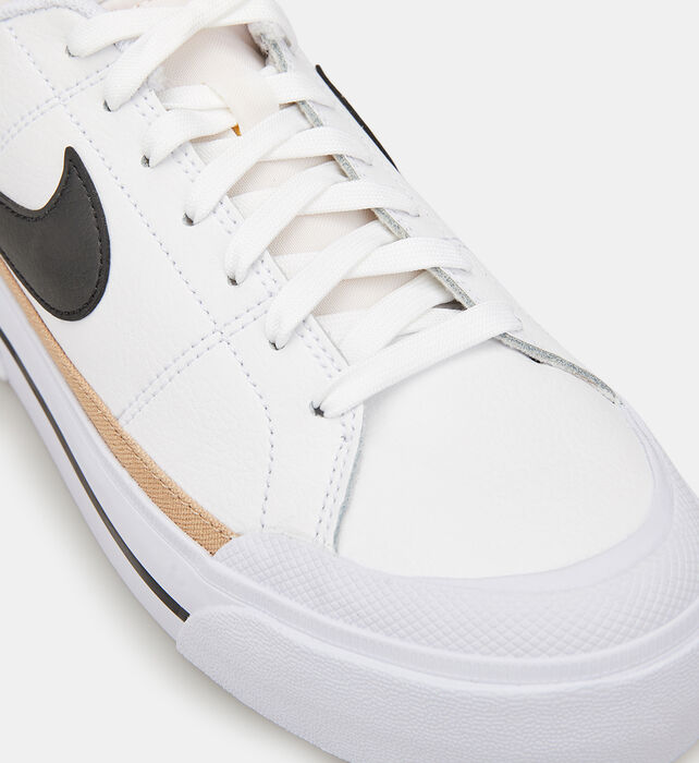 Nike Women's Court Legacy Lift Shoes White image number 4
