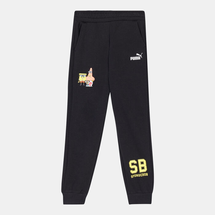 PUMA Kids' x SpongeBob SquarePants Sweatpants Black PUMA Kids' x SpongeBob SquarePants Sweatpants Black image number 0