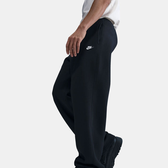 Nike Men's Club Open-Hem Pants Black Nike Men's Club Open-Hem Pants Black image number 2