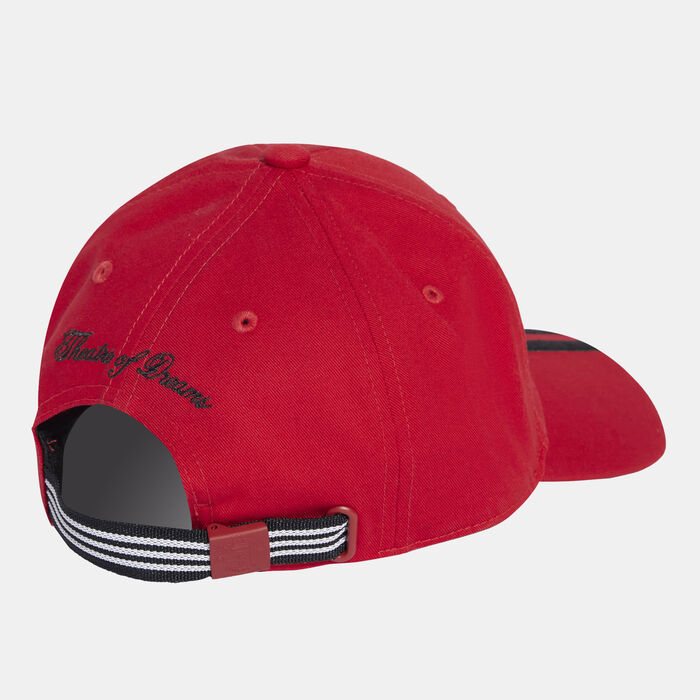 adidas Men's Manchester United Baseball Cap Red adidas Men's Manchester United Baseball Cap Red image number 3
