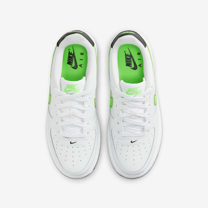 Nike Kids' Air Force 1 Shoes White image number 3