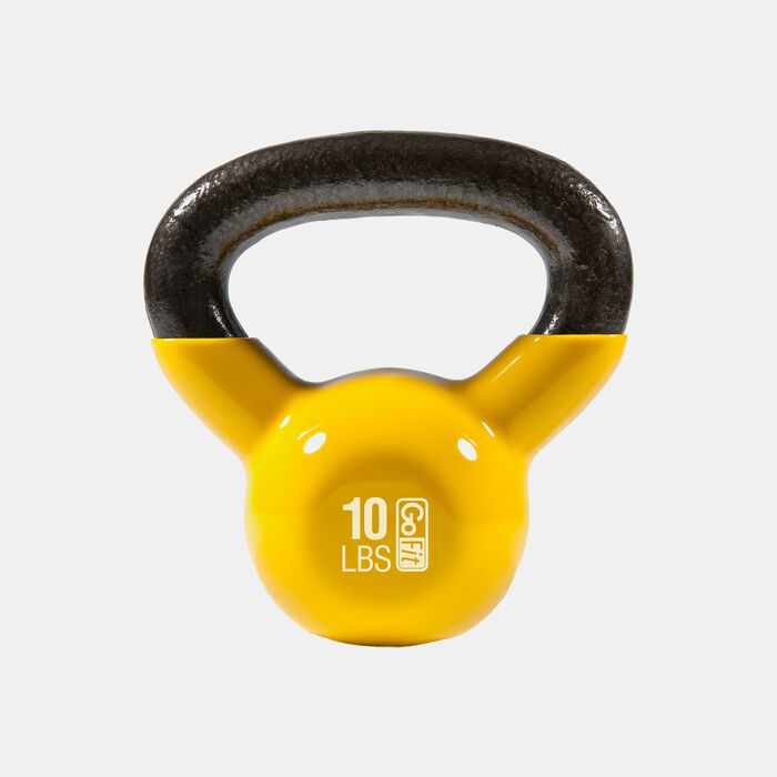 GoFit Kettlebell - 10lbs (Approx 4.5kg) yellow image number 0