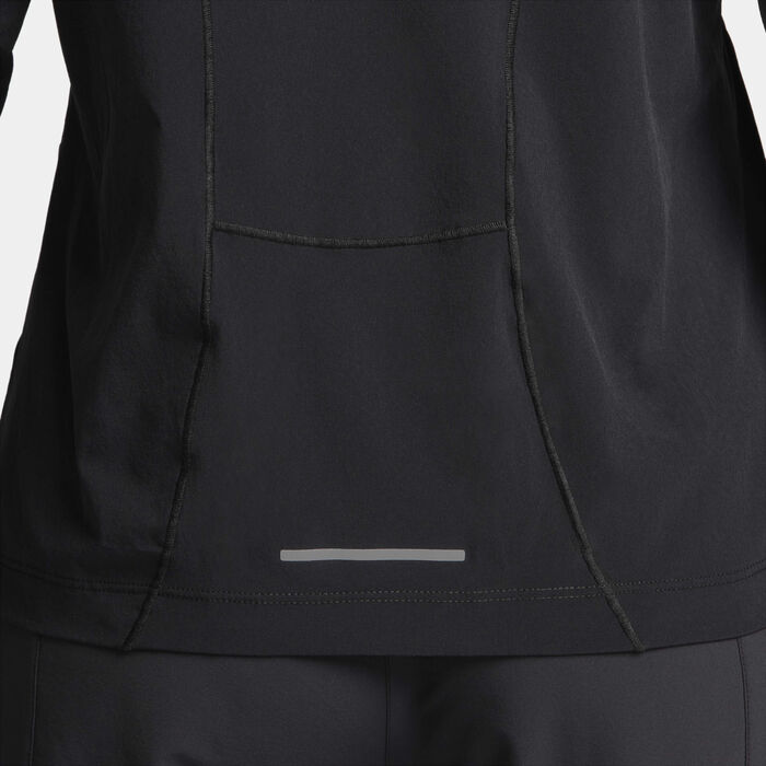 Nike Women's Swift UV Running Jacket Black image number 5