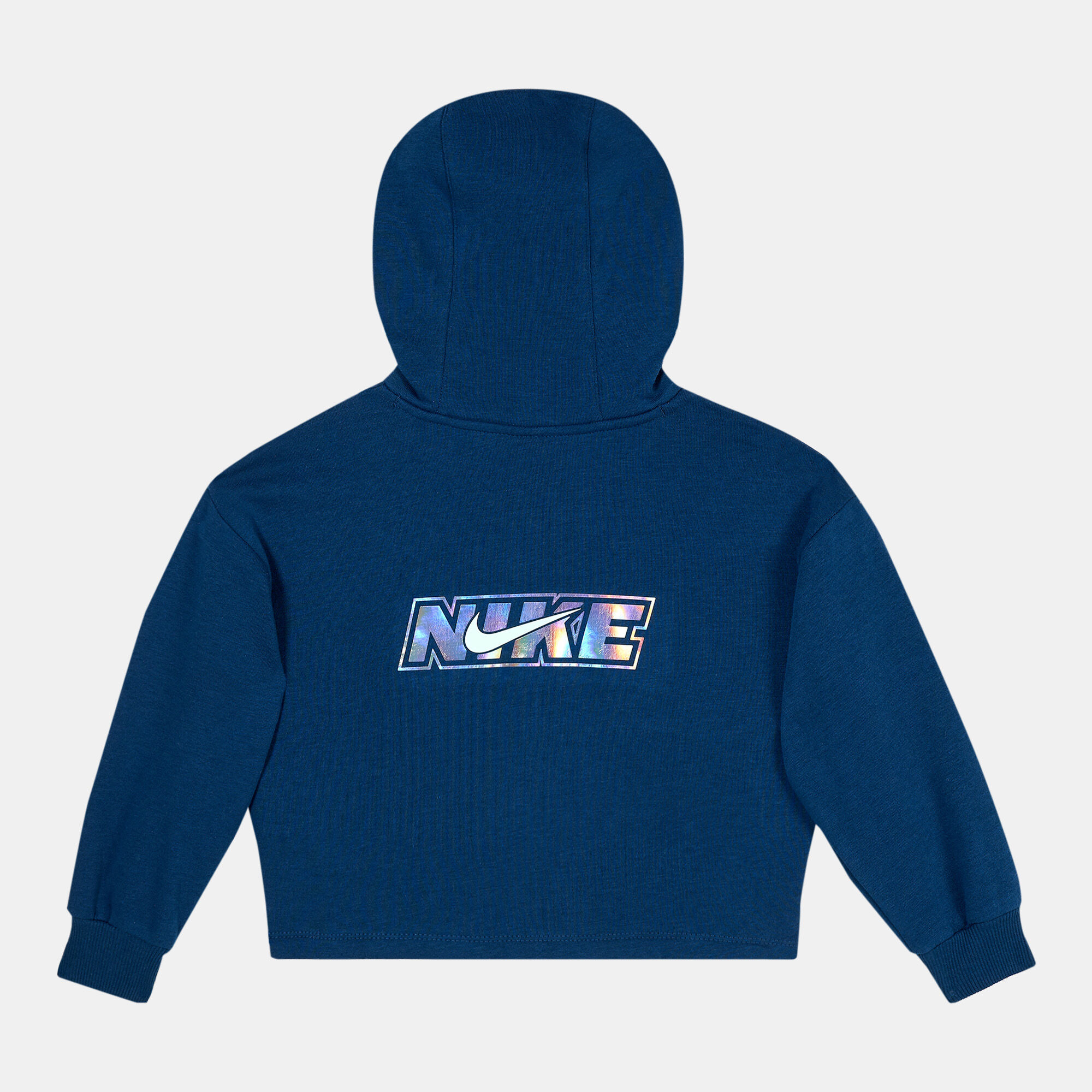Kids Icon Clash Pullover Hoodie Younger Kids Blue Nike in KSA SSS