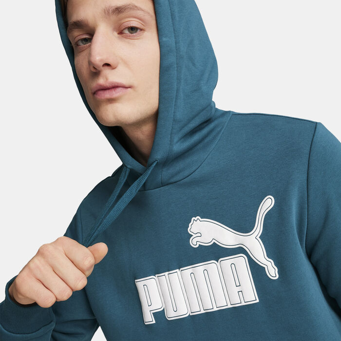 PUMA Men's Sports Club Logo Hoodie Green PUMA Men's Sports Club Logo Hoodie Green image number 4