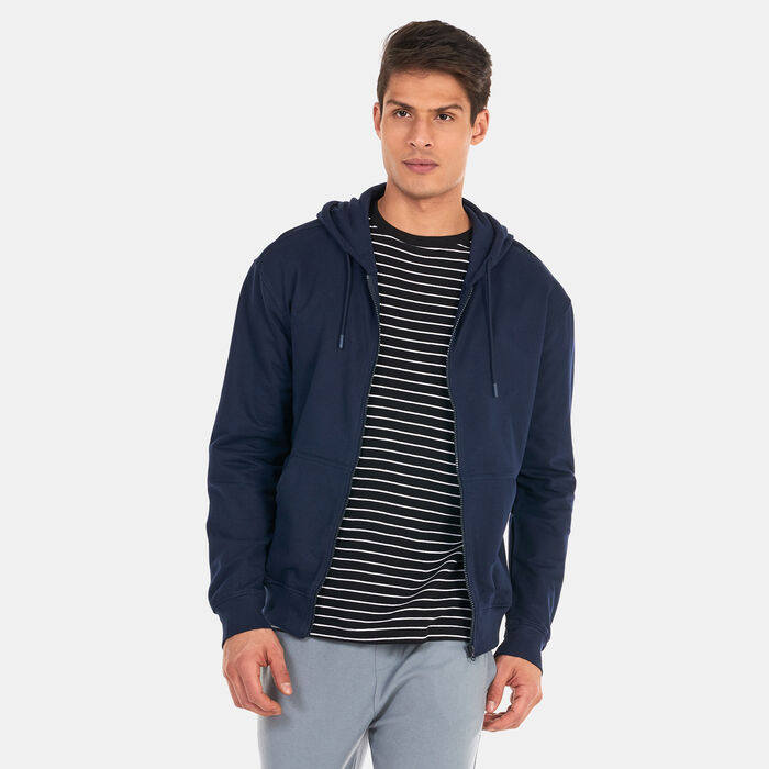 Sun and Sand Sports Men's Zipper Hoodie Blue Sun and Sand Sports Men's Zipper Hoodie Blue image number 0