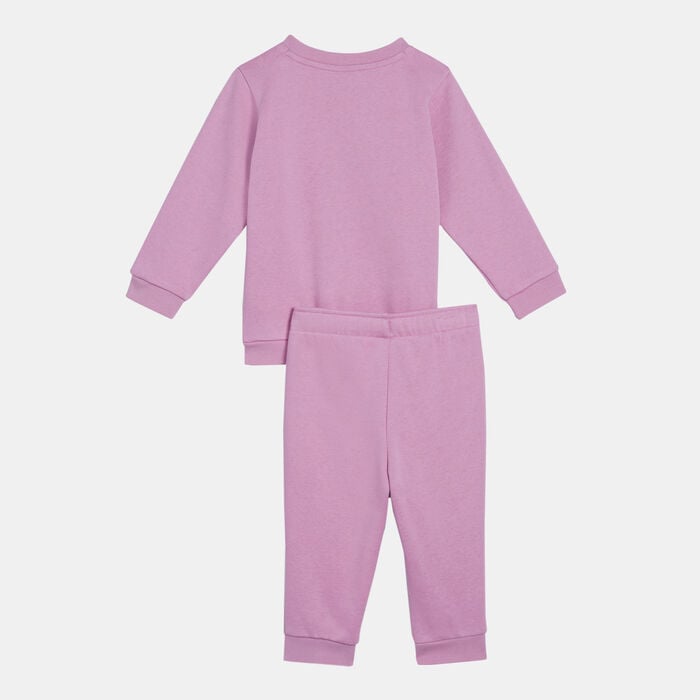 PUMA Kids' Minicats Essential+ Sweatshirt and Joggers Set Pink PUMA Kids' Minicats Essential+ Sweatshirt and Joggers Set Pink image number 1