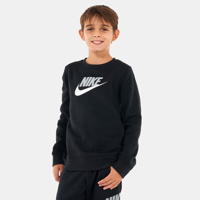 Nike Kids' Sportswear Club Fleece Sweatshirt (Older Kids) Black