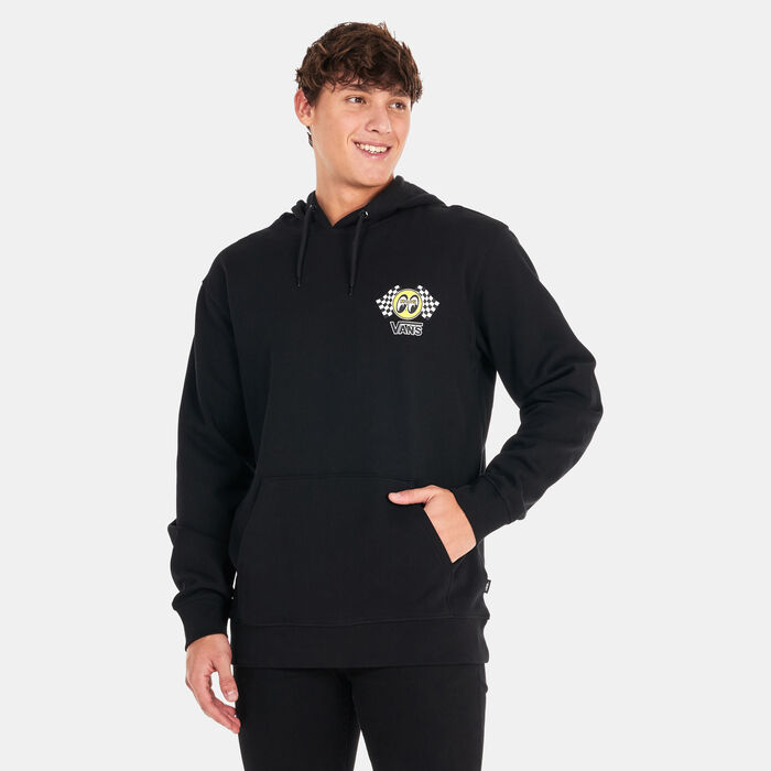 Vans Men's x Mooneyes Fleece Pullover Hoodie Black Vans Men's x Mooneyes Fleece Pullover Hoodie Black image number 0