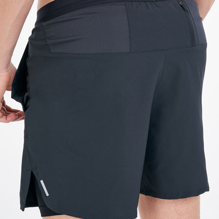 Nike Men's Running 2-in-1 Flex Stride 7 Inch Shorts Black image number 3