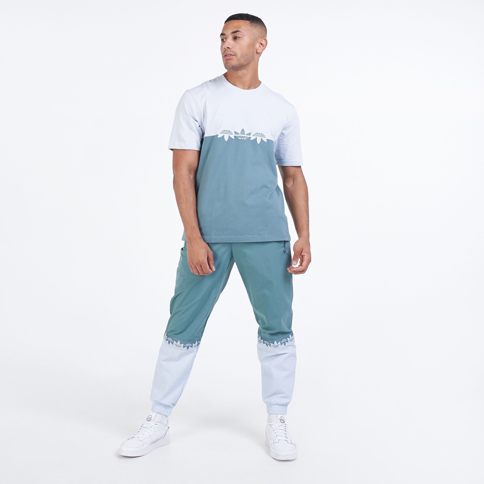 Adicolor sliced sales trefoil sweat pants