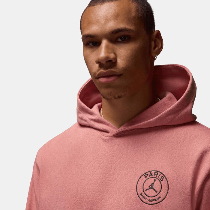Nike Men's Paris Saint-Germain Fleece Hoodie Pink Nike Men's Paris Saint-Germain Fleece Hoodie Pink image number 3