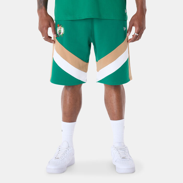 New Era Men's NBA Boston Celtics Panel Shorts Green New Era Men's NBA Boston Celtics Panel Shorts Green image number 0
