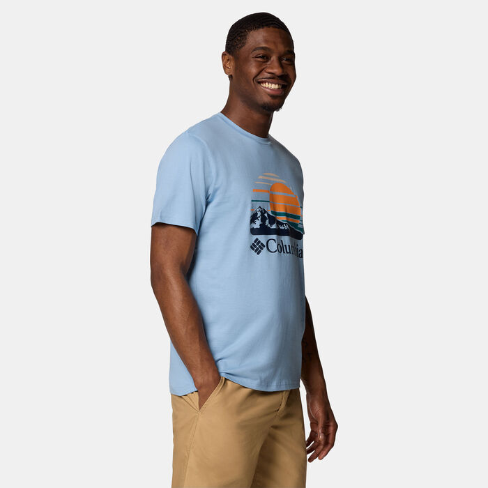 Columbia Men's Path Lake Graphic T-Shirt Blue Columbia Men's Path Lake Graphic T-Shirt Blue image number 2