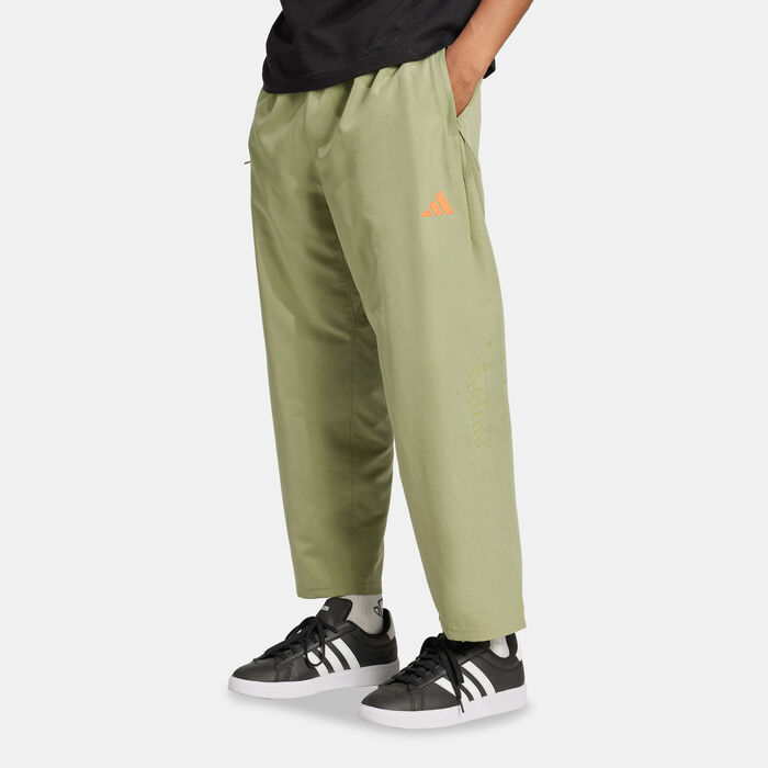adidas Men's Bloom Sky Print Track Pants Green image number 0