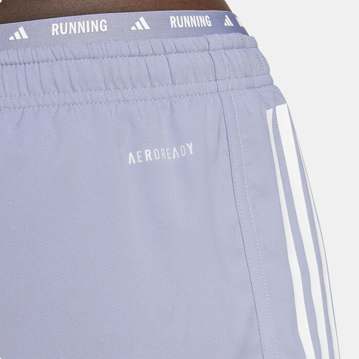 adidas Men's Own the Run 3-Stripes 2-in-1 Shorts Grey adidas Men's Own the Run 3-Stripes 2-in-1 Shorts Grey image number 4