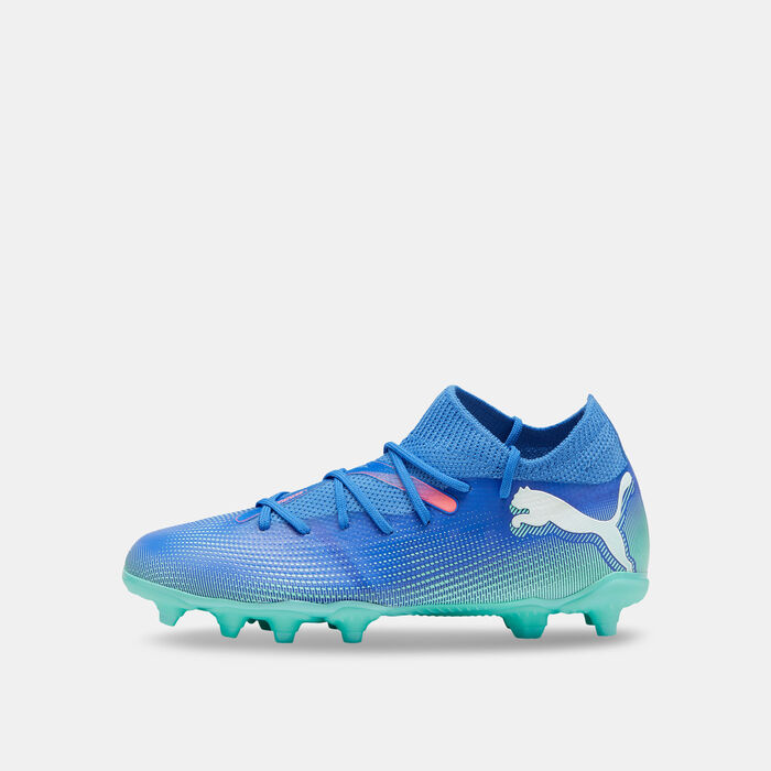 PUMA Kids' FUTURE 7 MATCH Firm Ground/Artificial Ground Football Shoes White image number 0