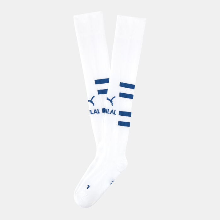 PUMA Men's Al Hilal Graphic Football Over-The-Calf Socks White PUMA Men's Al Hilal Graphic Football Over-The-Calf Socks White image number 0