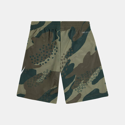 Nike Kids' Dri-FIT Club Camo Shorts Green