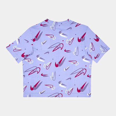 Nike Kids' Sportswear Boxy T-Shirt (Older Kids) Purple Nike Kids' Sportswear Boxy T-Shirt (Older Kids) Purple