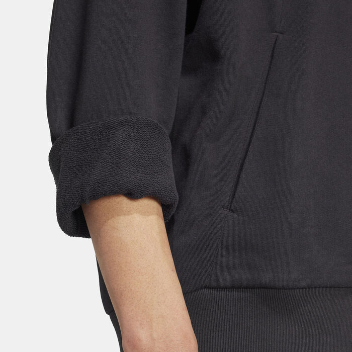 adidas Men's ALL SZN Hoodie Black image number 4