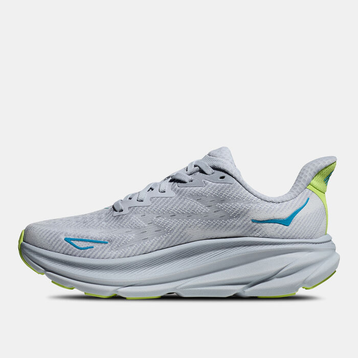 HOKA Women's Clifton 9 Running Shoes Grey HOKA Women's Clifton 9 Running Shoes Grey image number 2