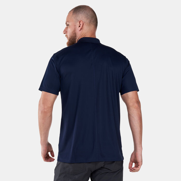 Nike Men's Court Victory Pique Polo Shirt Blue Nike Men's Court Victory Pique Polo Shirt Blue image number 1