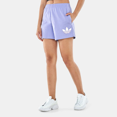 adidas Originals Women's Streetball Shorts Purple adidas Originals Women's Streetball Shorts Purple