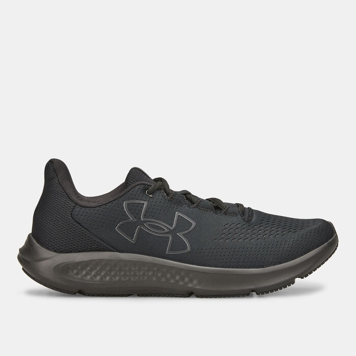 Under Armour Men's Charged Pursuit 3 Big Logo Running Shoes Black Under Armour Men's Charged Pursuit 3 Big Logo Running Shoes Black image number 0
