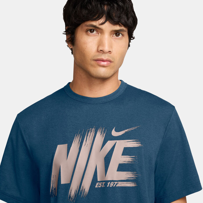 Nike Men's Hyverse Dri-FIT UV Training Top Blue Nike Men's Hyverse Dri-FIT UV Training Top Blue image number 2