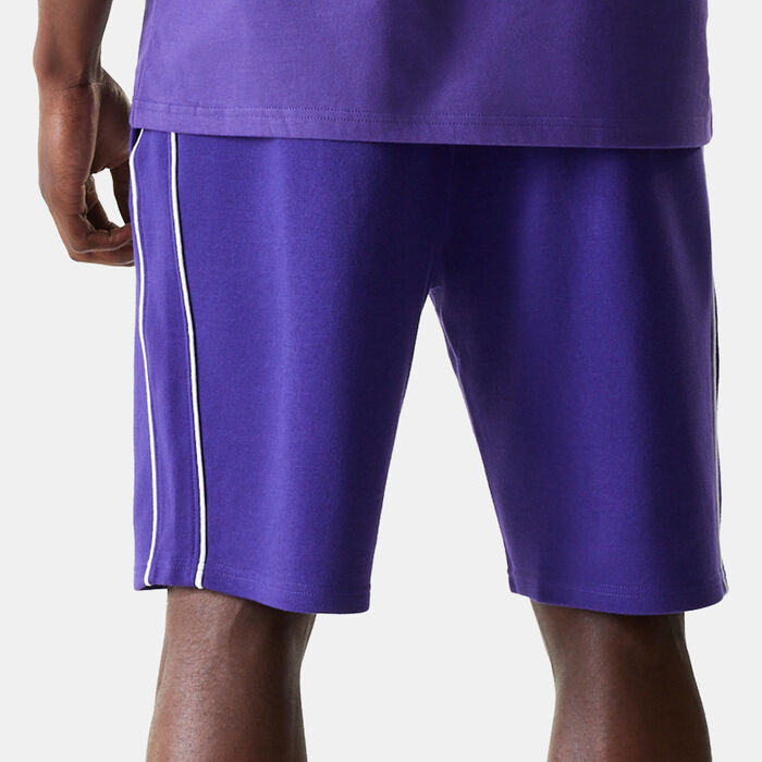New Era Men's NBA Los Angeles Lakers Piping Graphic Shorts Purple image number 5