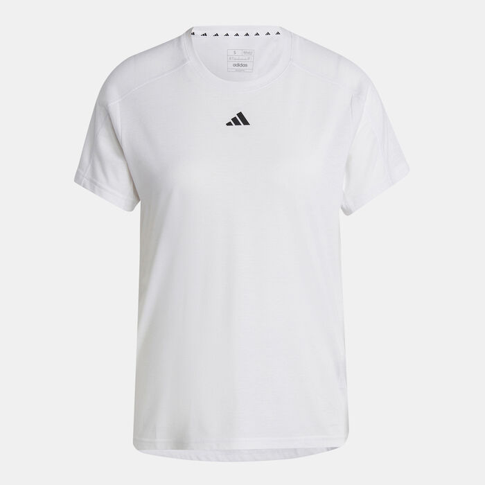 adidas Women's Train Essentials T-Shirt White adidas Women's Train Essentials T-Shirt White image number 0