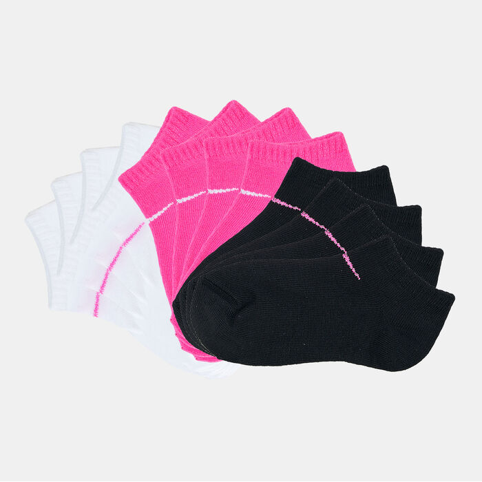 Nike Kids' NHG Metallic Swoosh No-Show Socks (6 Pack) Pink Nike Kids' NHG Metallic Swoosh No-Show Socks (6 Pack) Pink image number 0